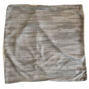 West Elm Euro Sham Silky TENCEL™ Striated in "Elm" Square Pillow Case Modern (3)